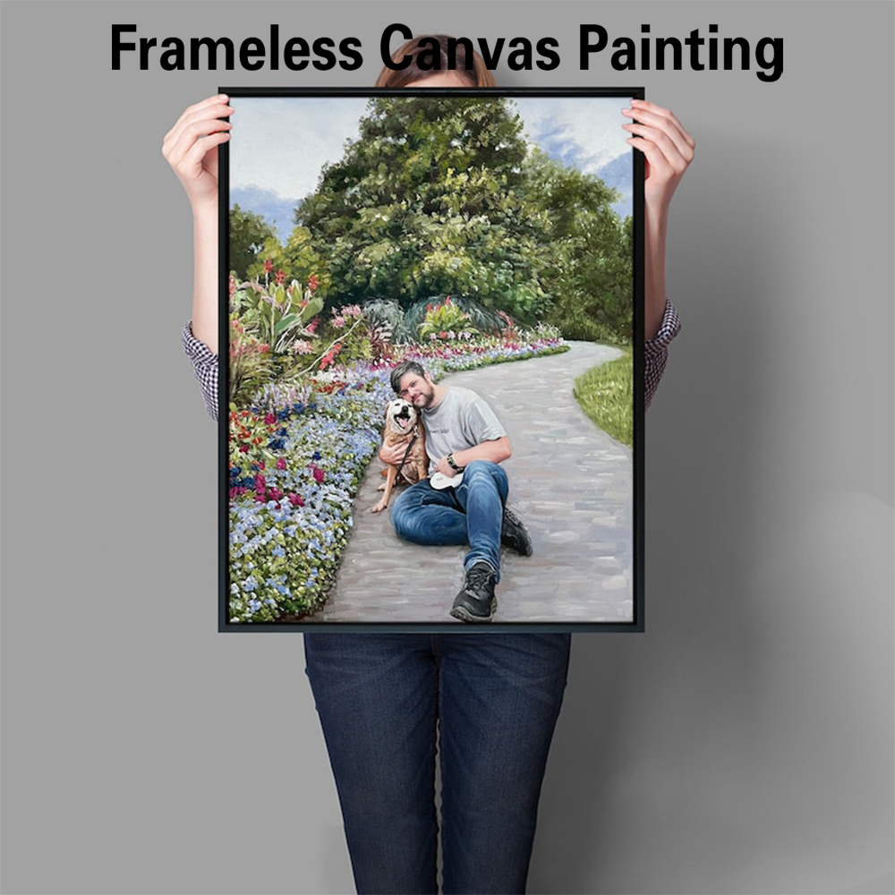 Home Decor Video - 1pc Frameless Personalize Custom Photo family