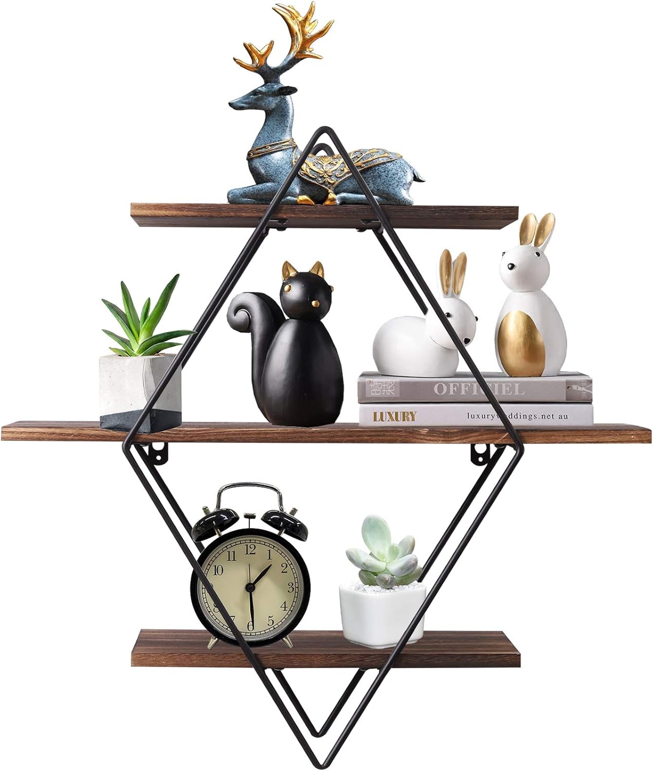 Home Decor Ikea - Wall Mounted Rustic Floating Shelves Decorative