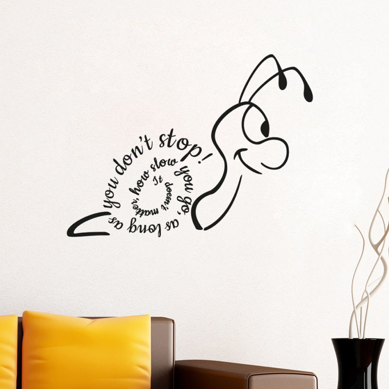 Home Decor How To - Creative Snail Wall Sticker It Doesn'T