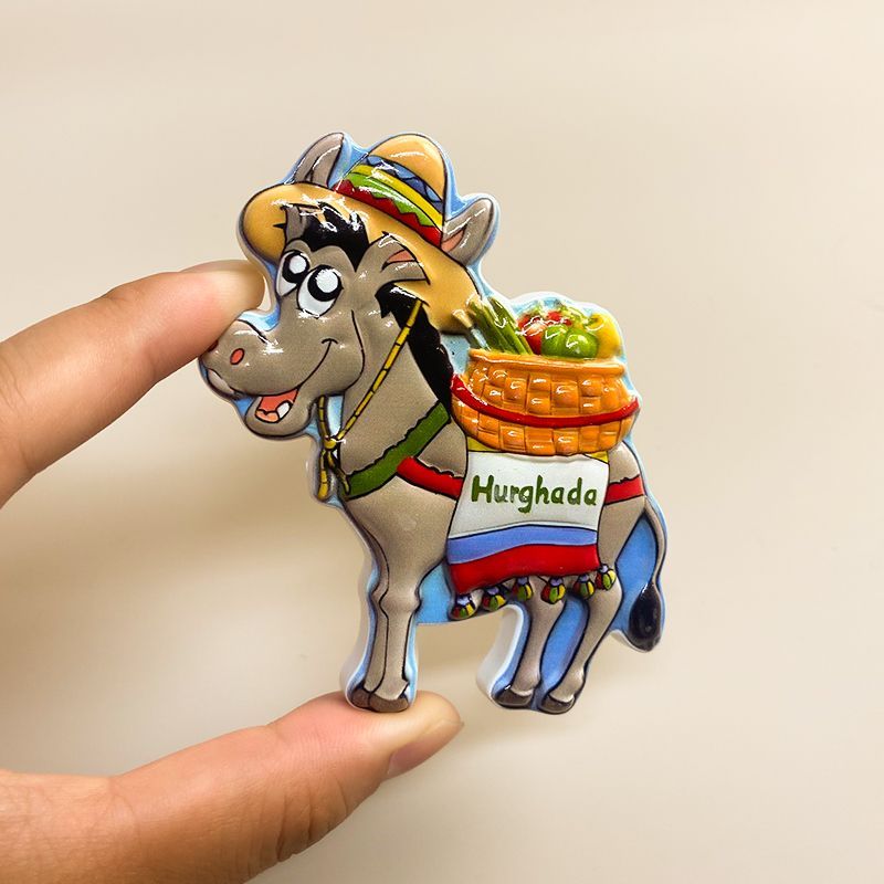 Home Decor Egypt - Egypt Hurghada Donkey Fridge Magnet 3D