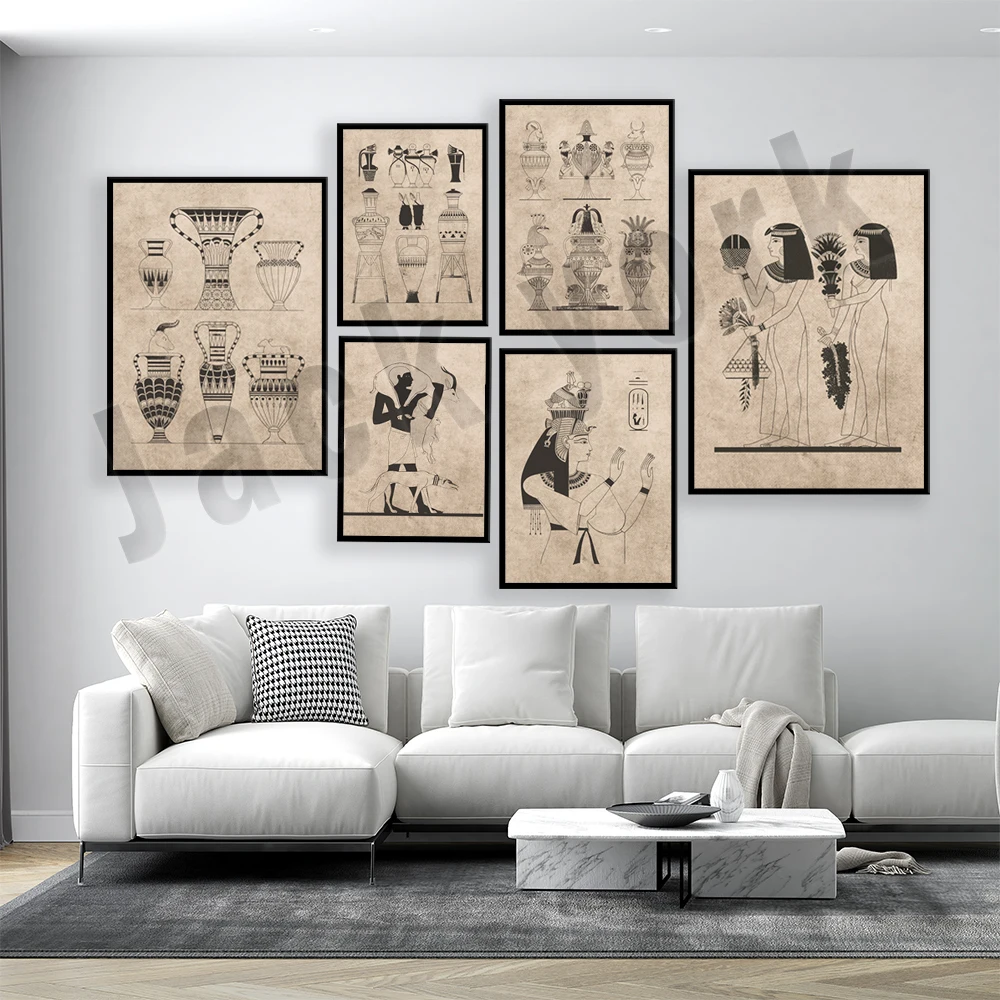 Vintage ancient egypt poster,  - Home Decor Egypt 评论和价格