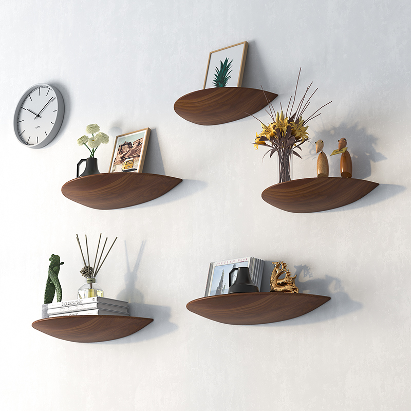 Wooden Semicircle Wall Shelf B - Home Decor Ikea 评论和价格