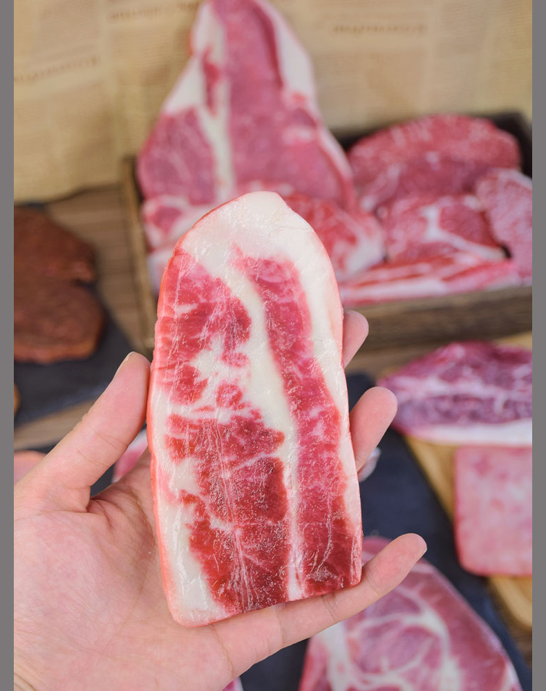 Realistic Fake Sliced Meat - S - Home Decor Video 评论和价格