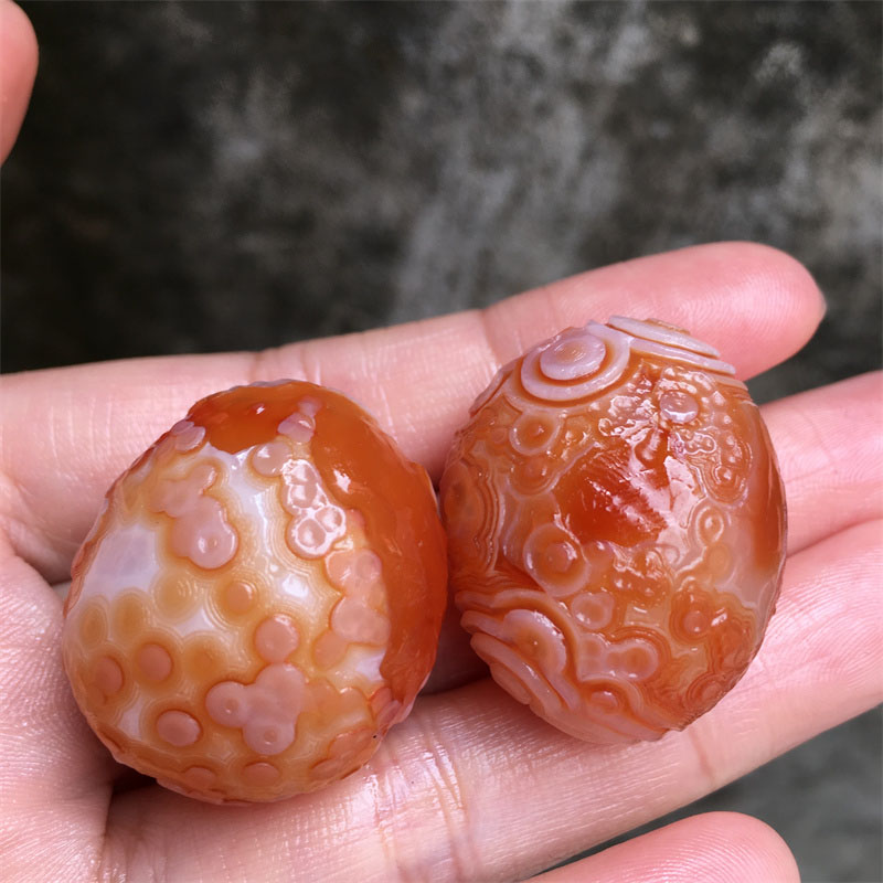 Natural Red Sardonyx Gobi Agat - Home Decor Za 评论和价格