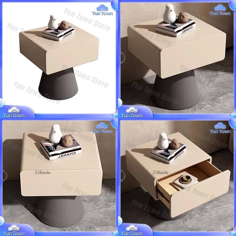 Small Cream Bedside Table with - Home Decor Ikea 评论和价格