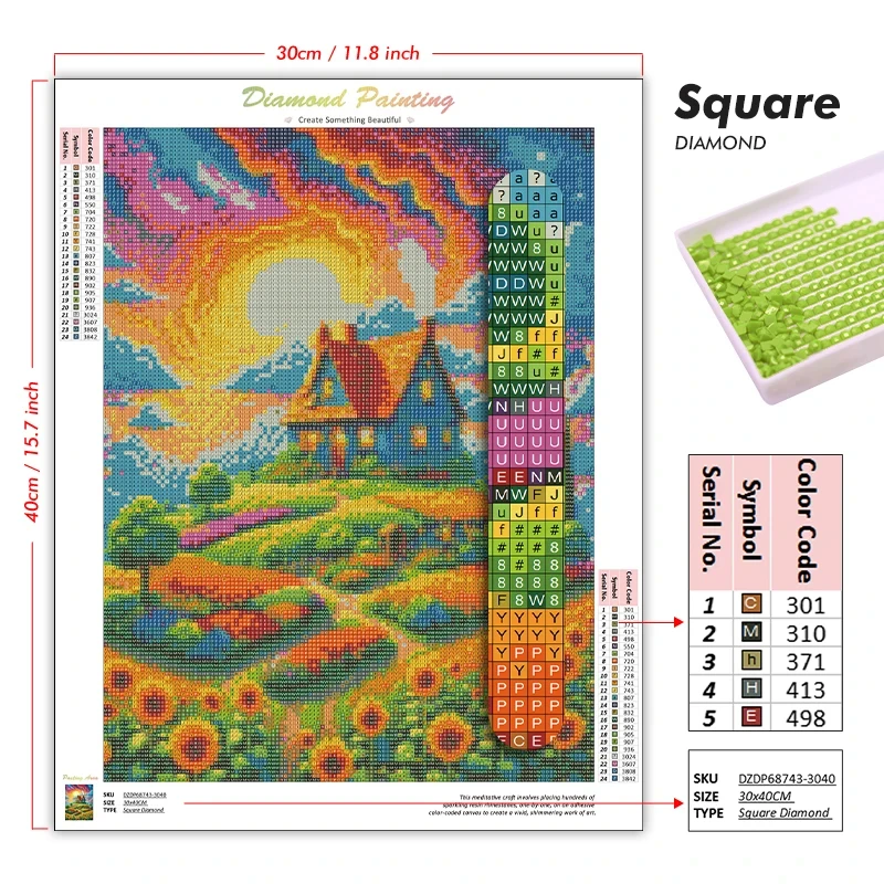 5D DIY Diamond Painting Kit Fi - Home Decor Video 评论和价格