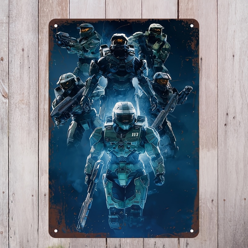 Halo-Inspired Metal Wall Art S - Home Decor Video 评论和价格