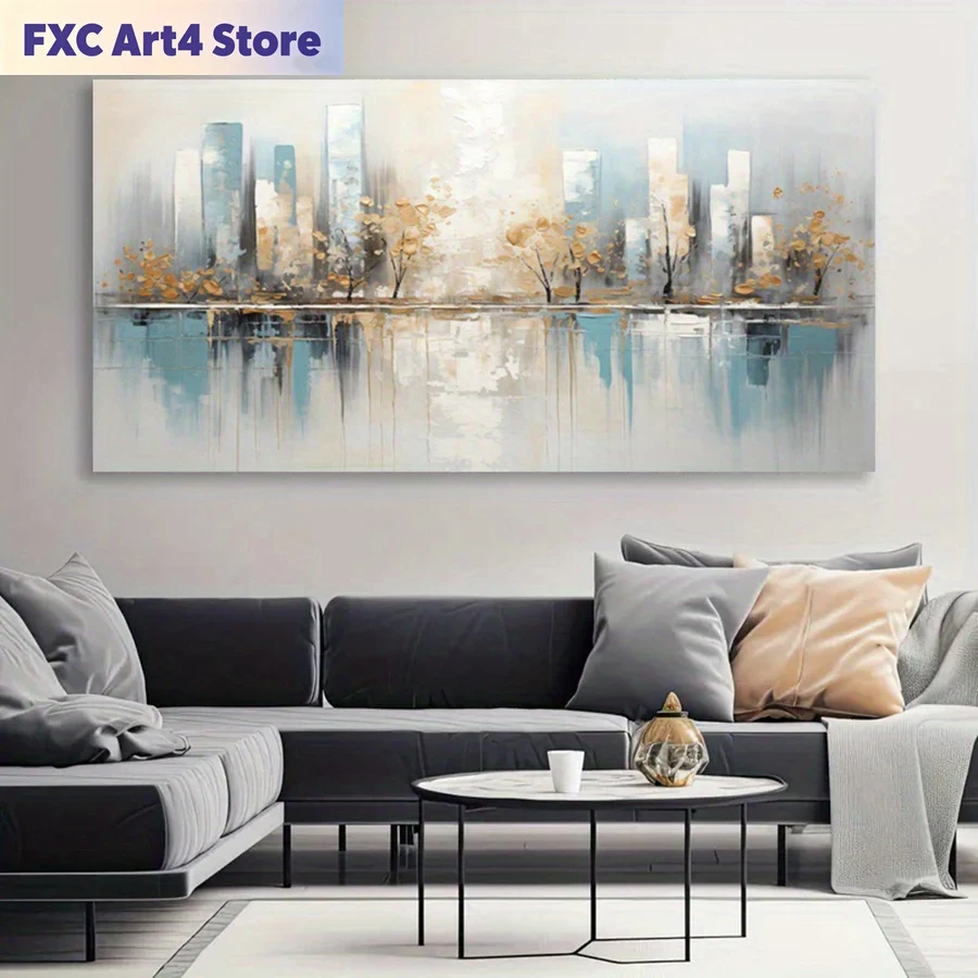 Frameless Modern Abstract Canv - Home Decor Minimal 评论和价格
