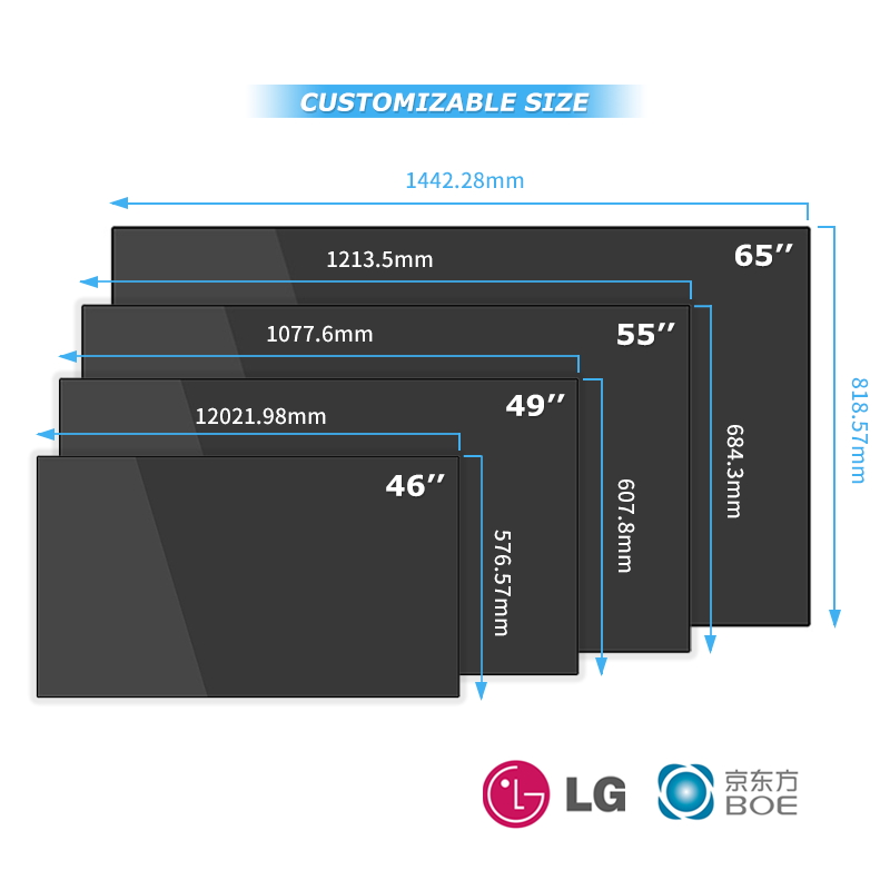 TV Studio 55 Inch LCD Video Wa - Home Decor Video 评论和价格