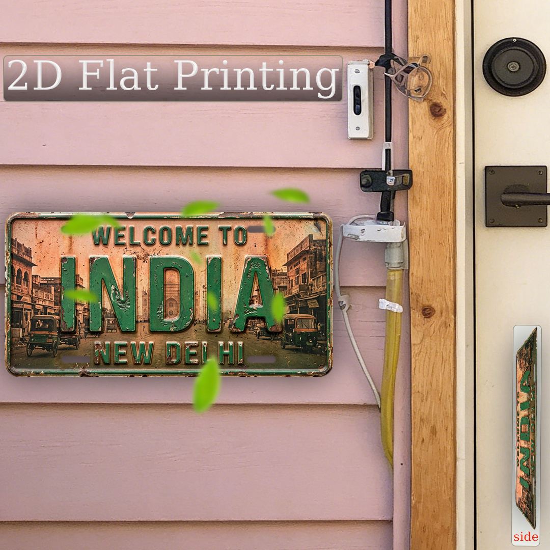 2D Flat Printing, 1pc, Retro P - Home Decor Delhi 评论和价格