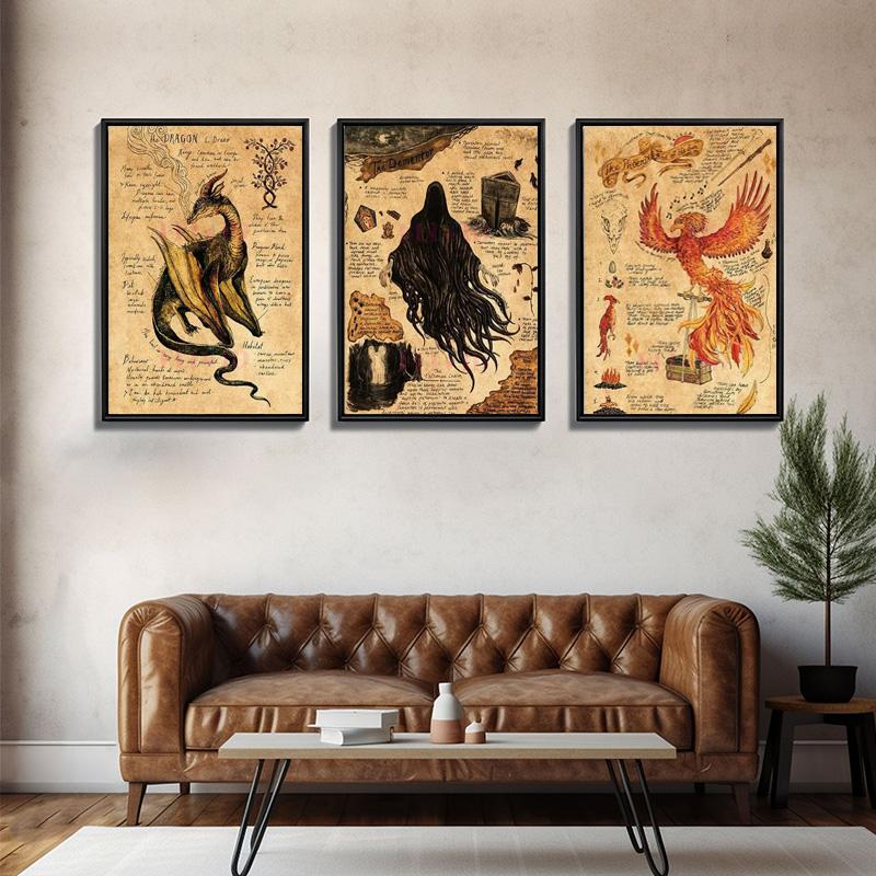 Retro Animal Unicorn Poster Ae - Home Decor Ikea 评论和价格
