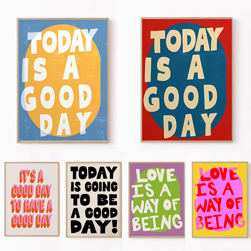Retro Today Is A Good Day Quot - Home Decor Minimal 评论和价格