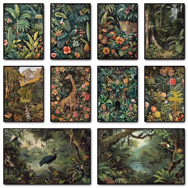 Tropical Jungle Wild Leopard P - Home Decor Ikea 评论和价格