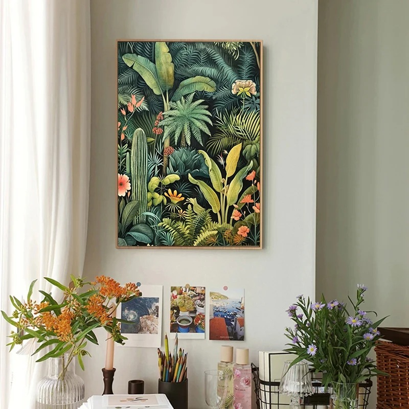 Tropical Jungle Wild Leopard P - Home Decor Ikea 评论和价格