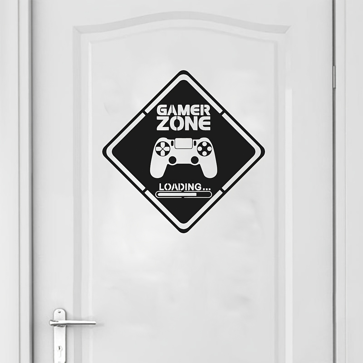 1pc Gamer Zone Door Decal Wall - Home Decor Video 评论和价格