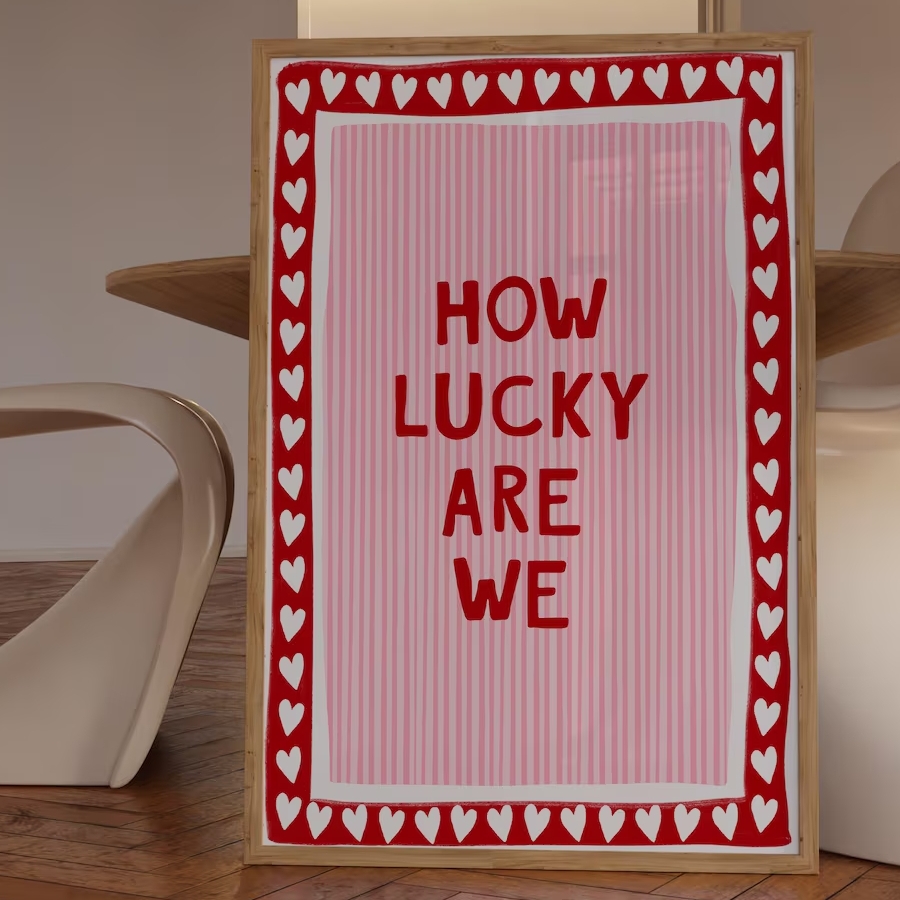 How Lucky Wall Art Canvas Prin - Home Decor How To 评论和价格