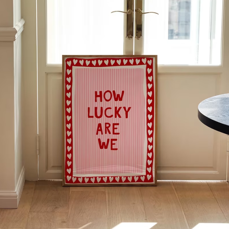 How Lucky Wall Art Canvas Prin - Home Decor How To 评论和价格