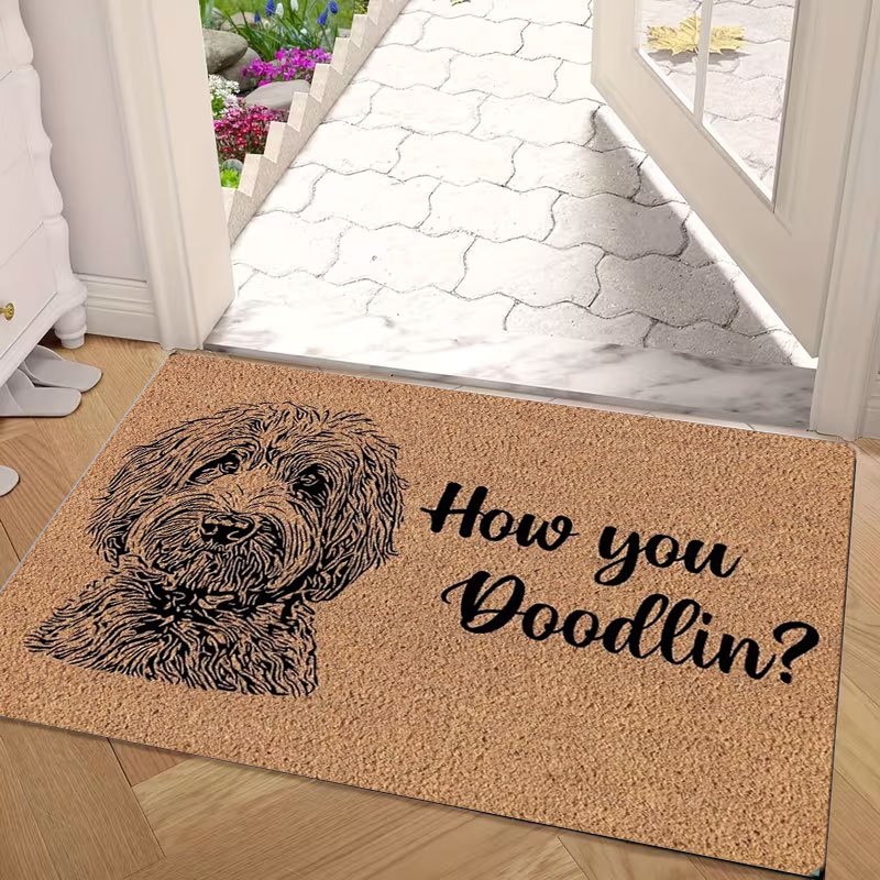 1pc How You Doodlin? Dog Print - Home Decor How To 评论和价格