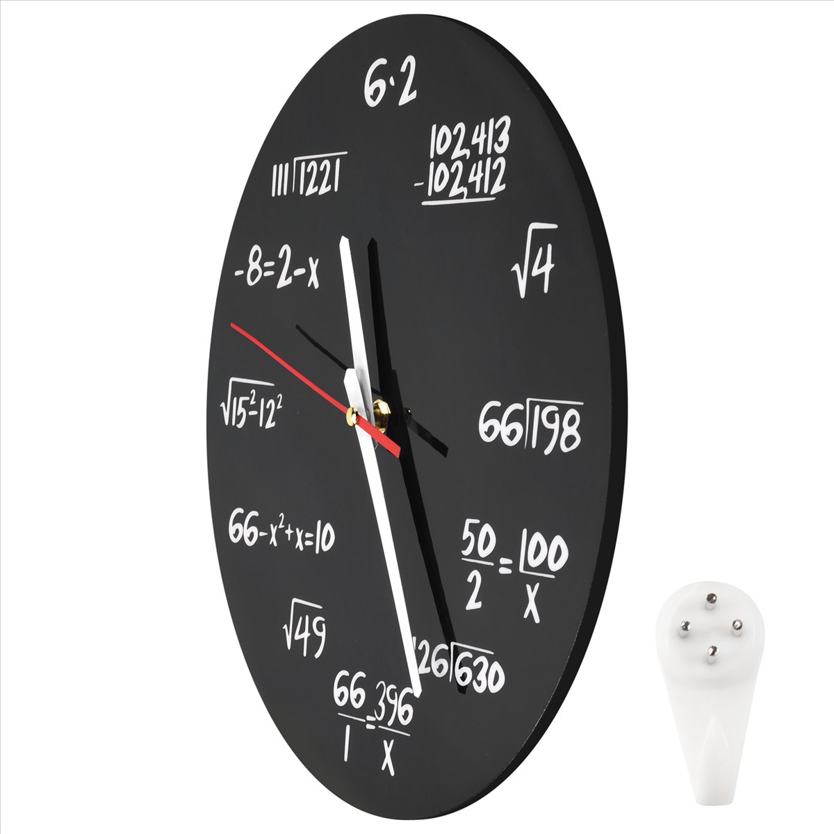 Math Wall Clock Math Formulas  - Home Decor Quiz 评论和价格