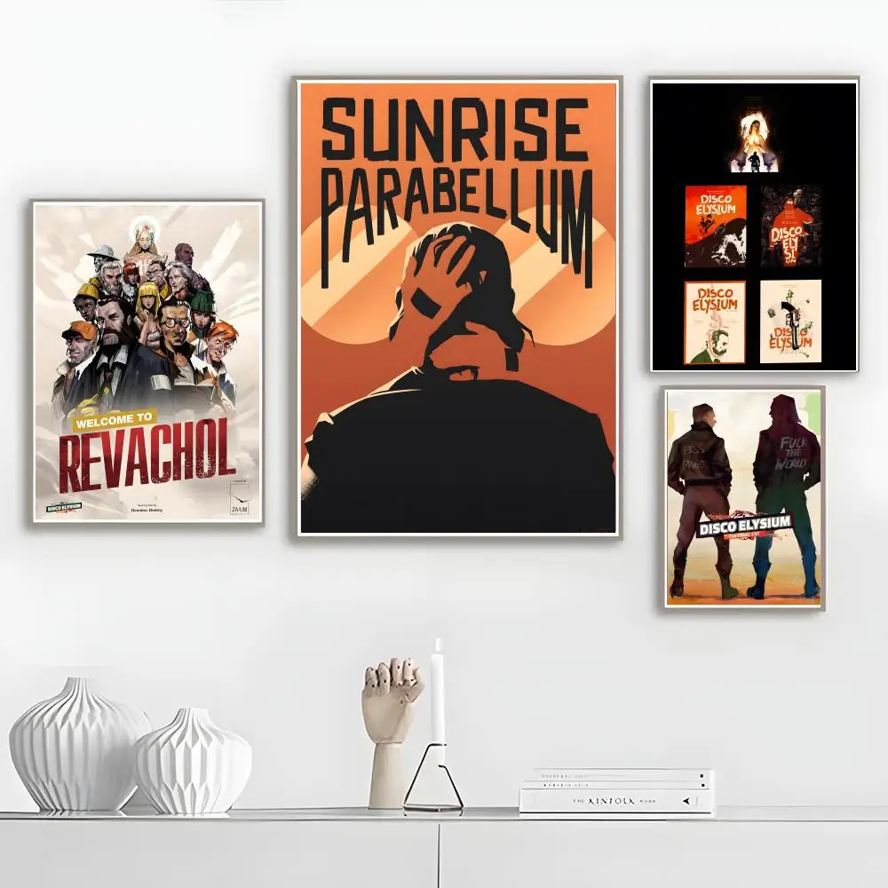 D-Disco Elysium ZA Poster Stic - Home Decor Za 评论和价格